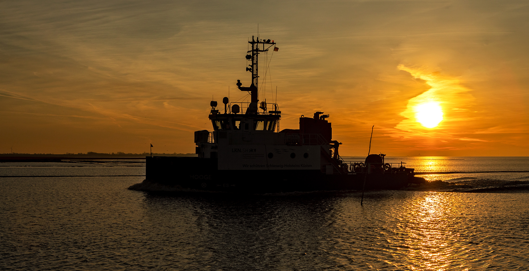 Abends an der Nordsee