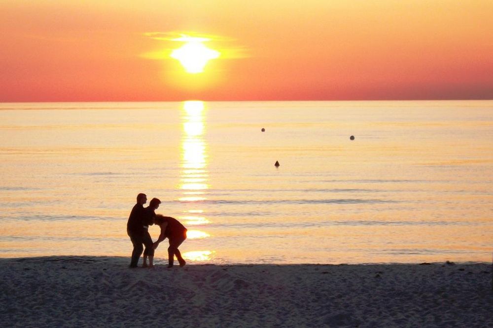 abends an der Ostsee