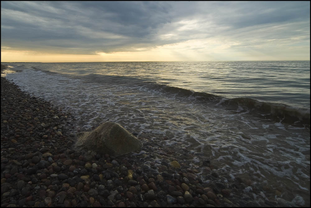 Abends an der Ostsee