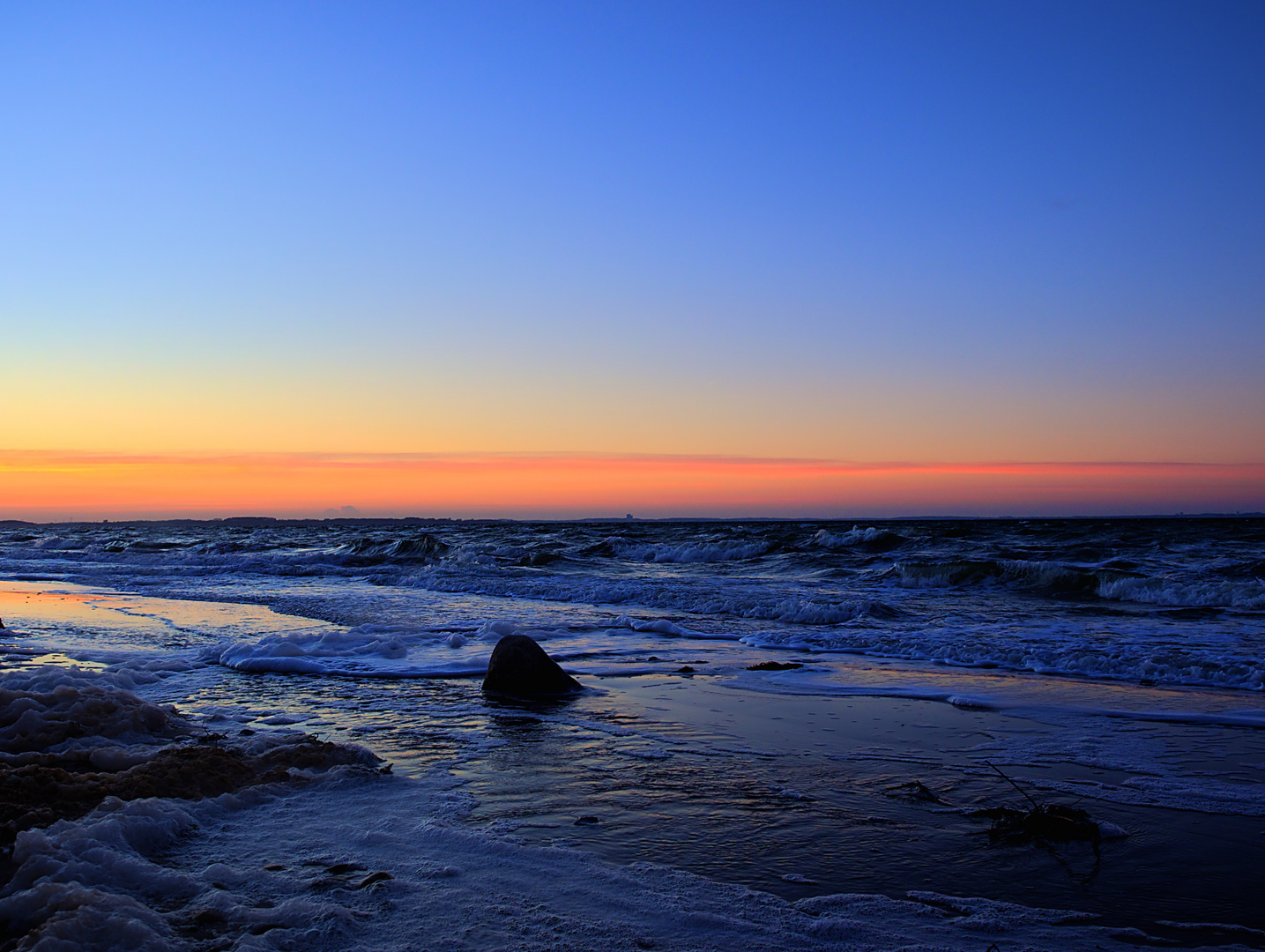 Abends an der Ostsee