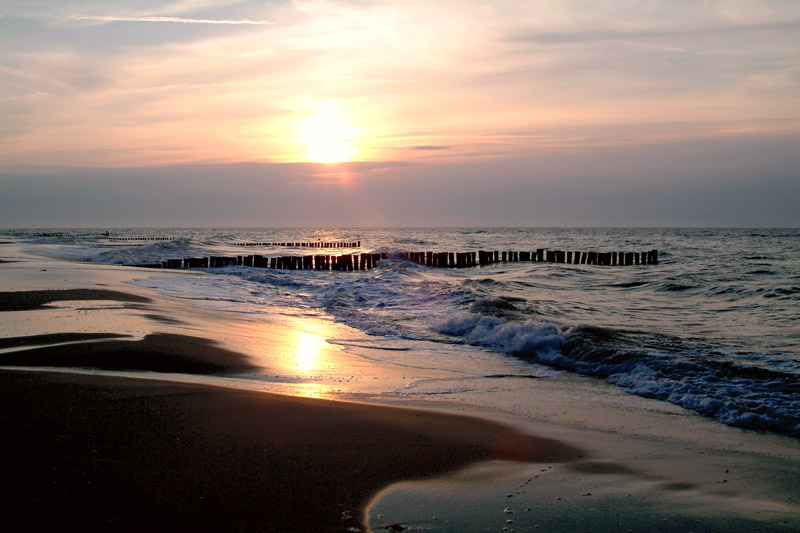 Abends an der Ostsee