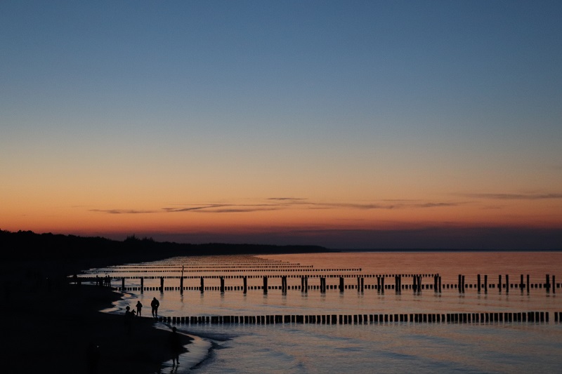 Abends an der Ostsee