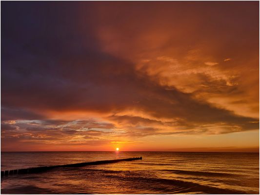Abends an der Ostsee...