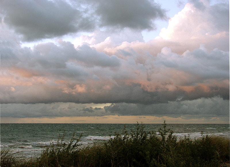 Abends an der Ostsee