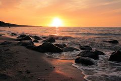 Abends an der Ostsee