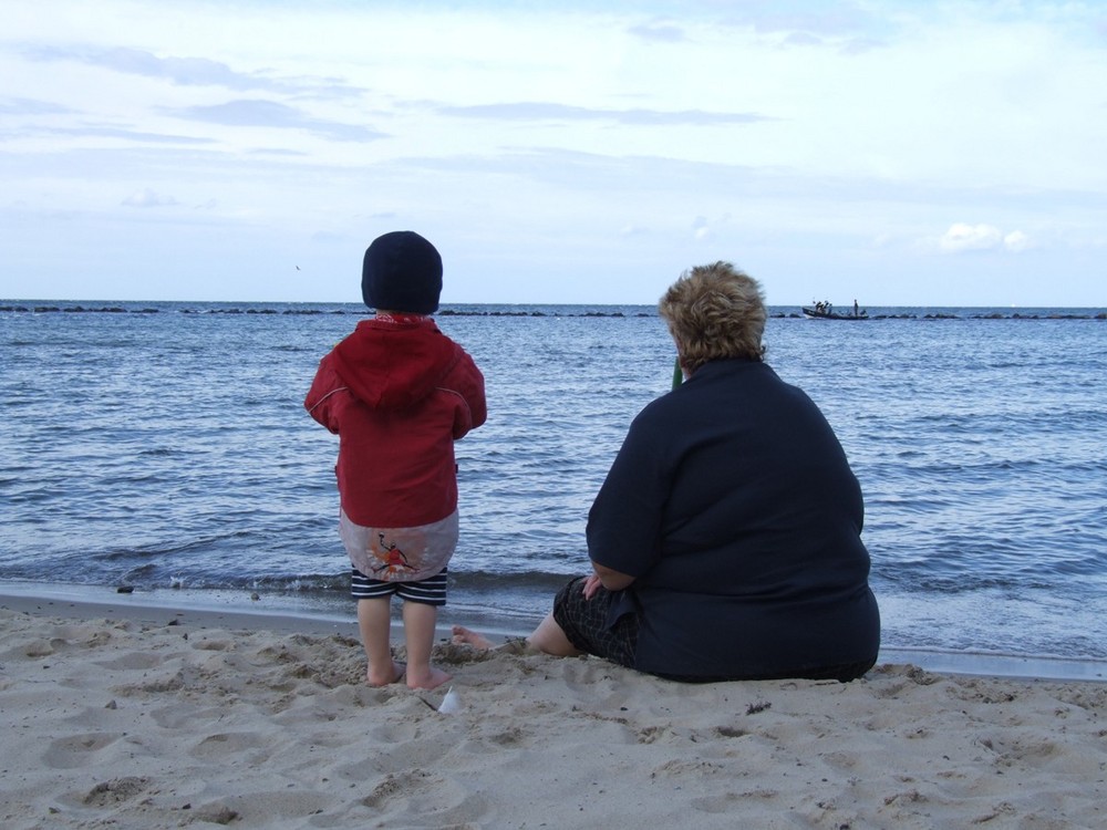 Abends an der Ostsee