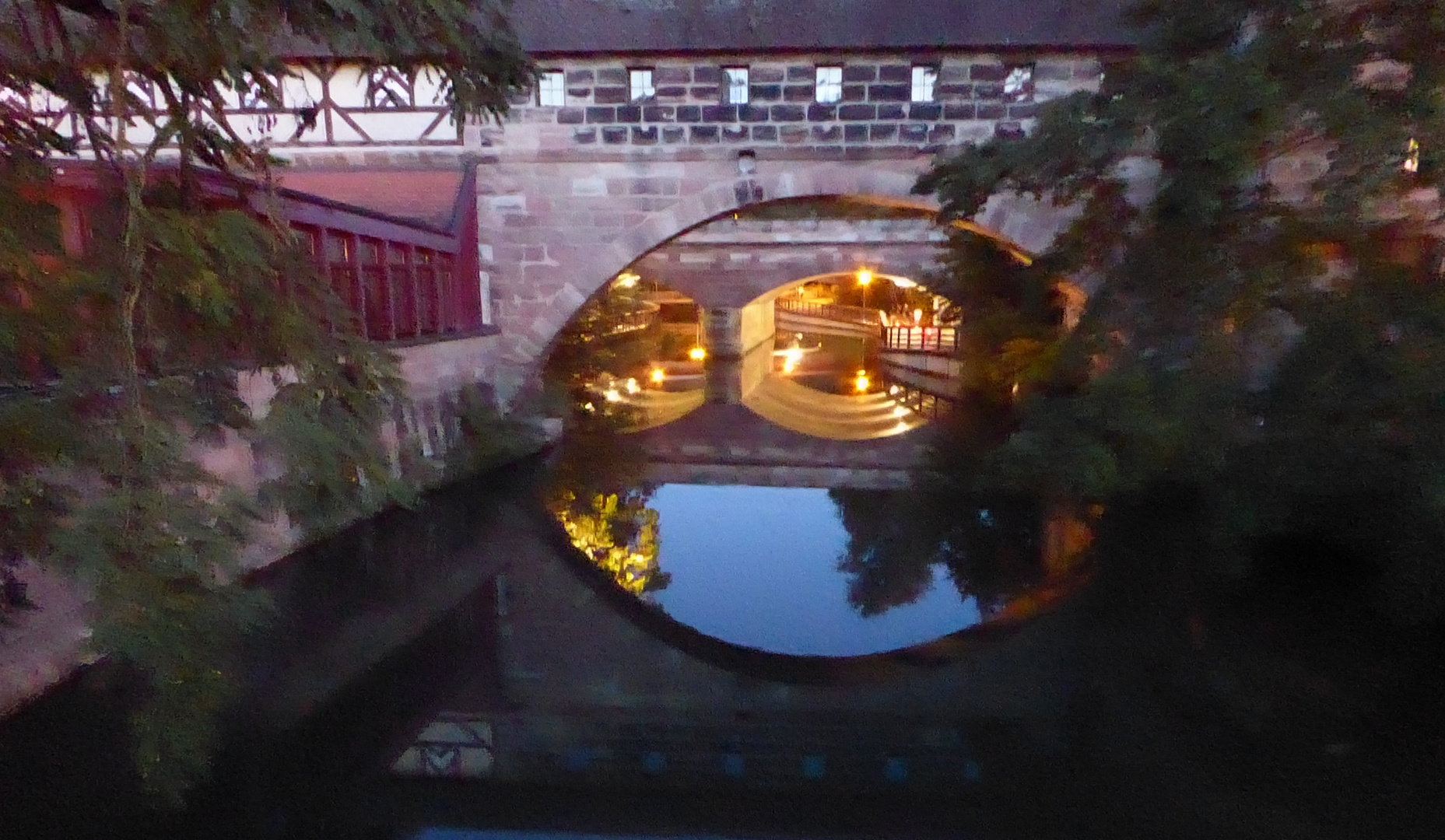 Abends an der Pegnitz...