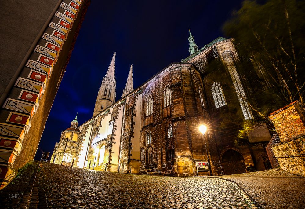 Abends an der Peterskirche