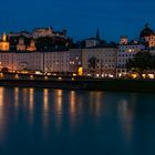 Abends an der Salzach