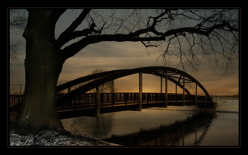 Abends an der Schwarzen Elster