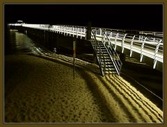 Abends an der Seebrücke