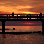 Abends an der Seebrücke...