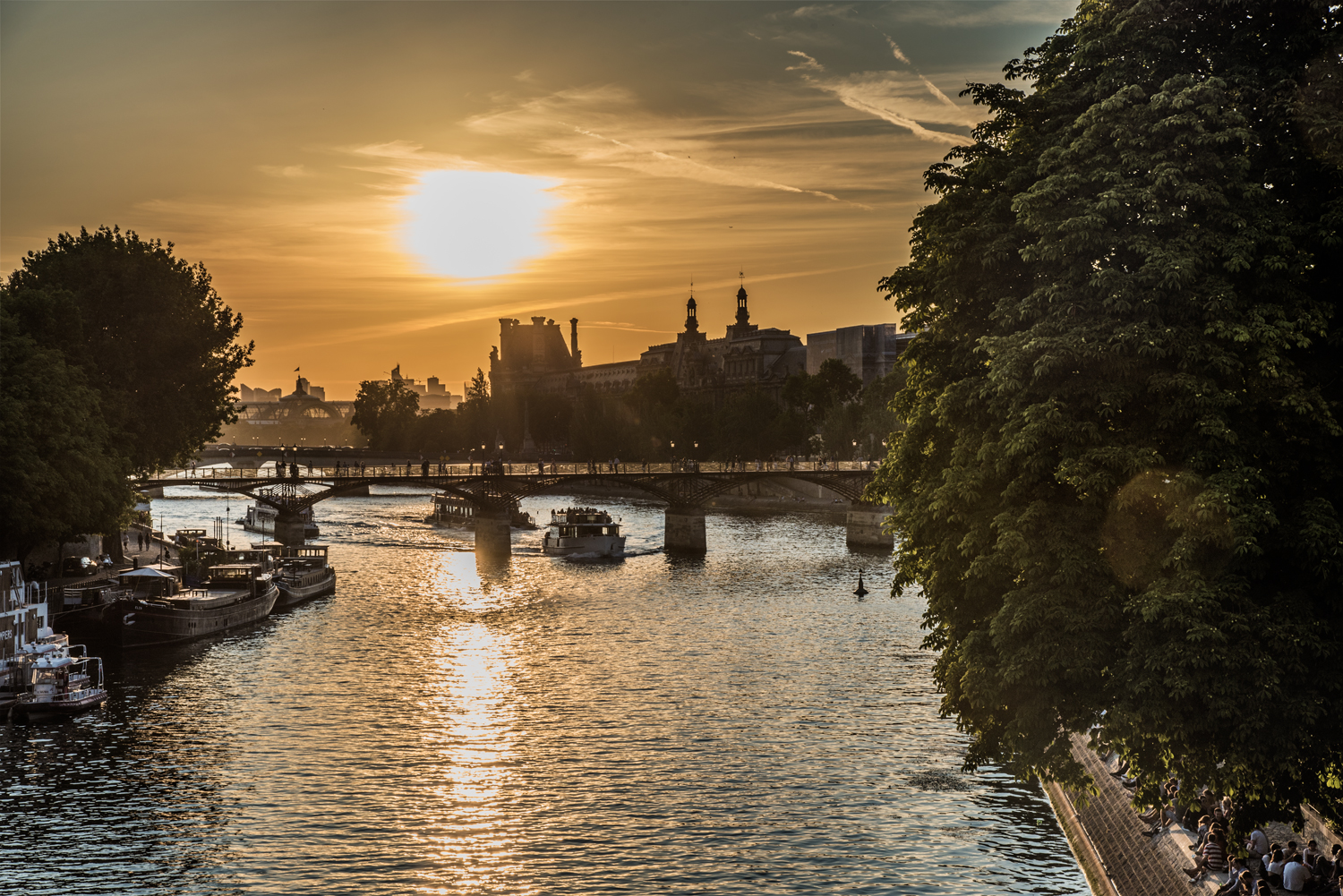 Abends an der Seine