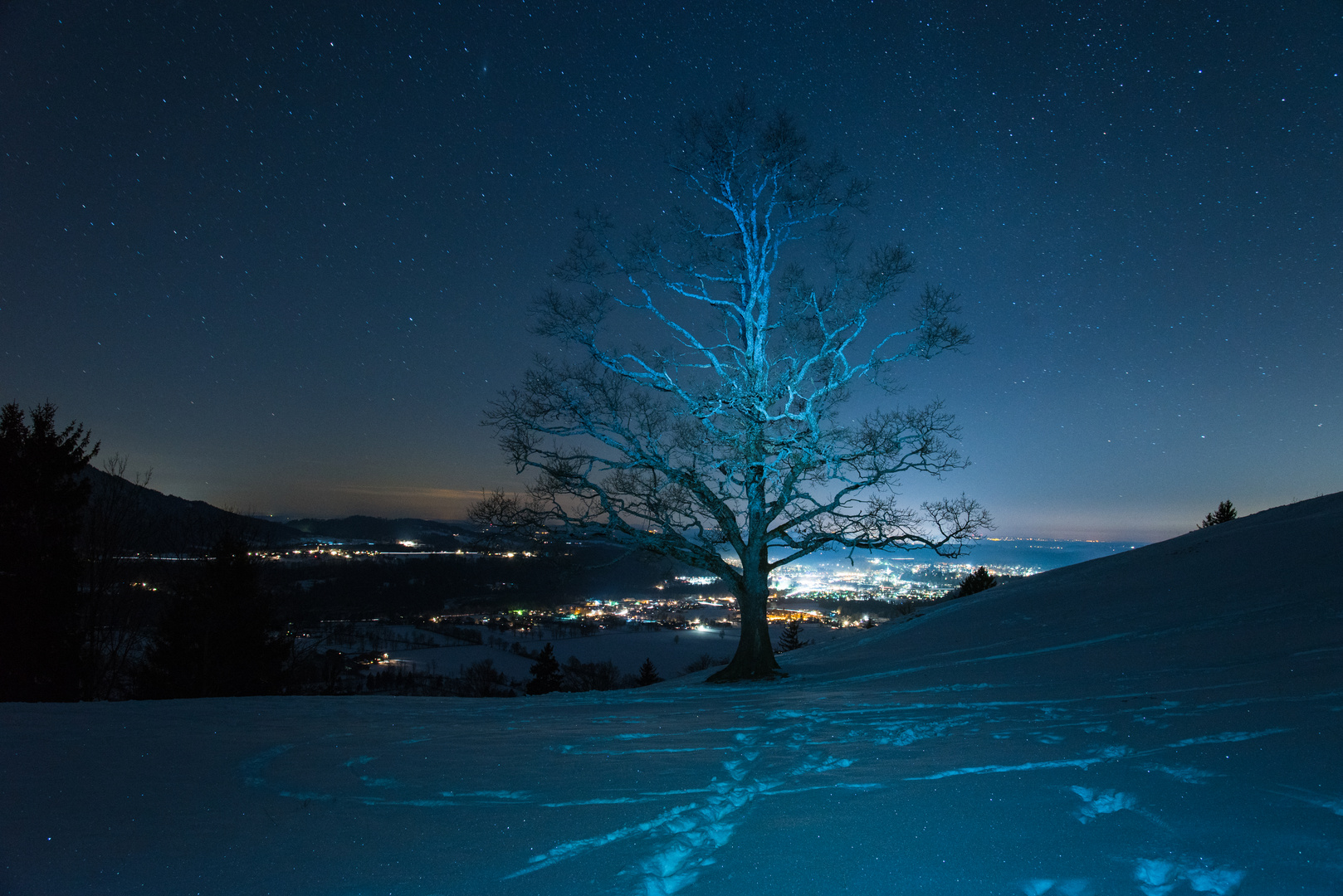 Abends an der Sunntratn