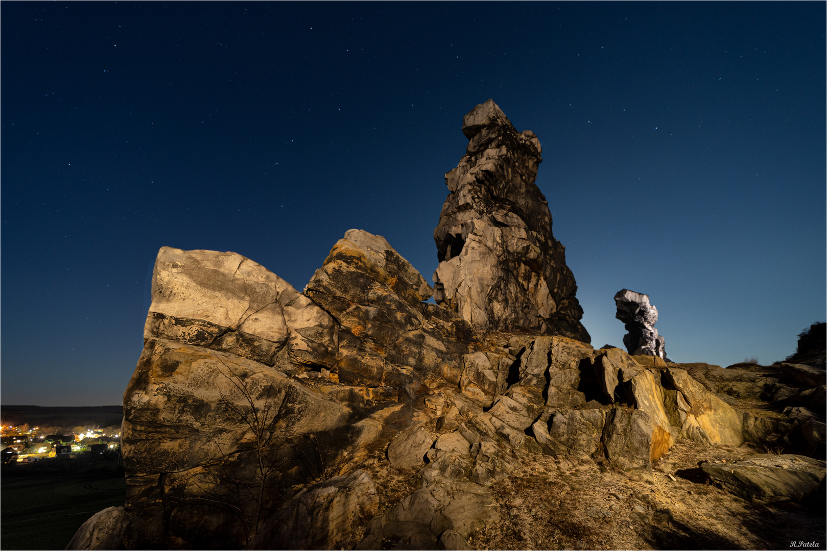 Abends an der Teufelsmauer