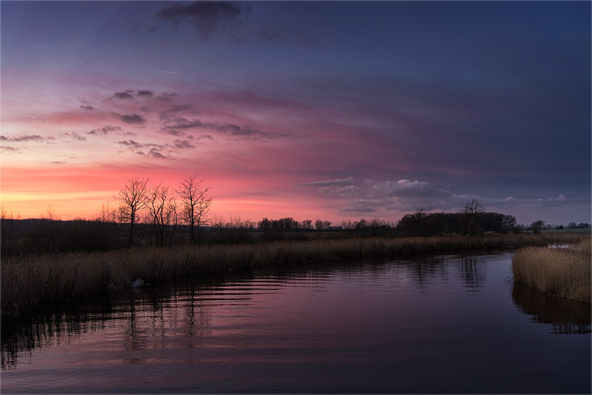 Abends an der Trebel