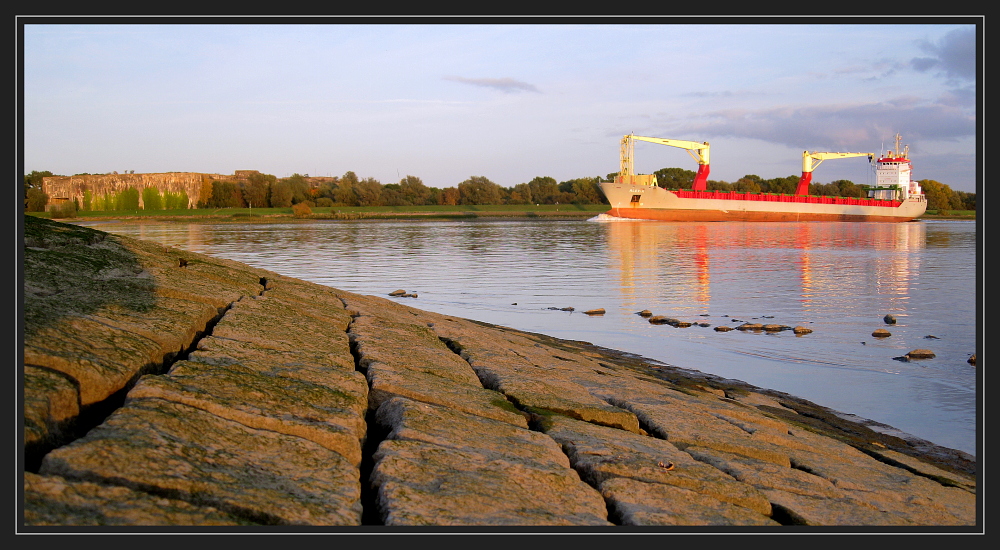 Abends an der Unterweser  2