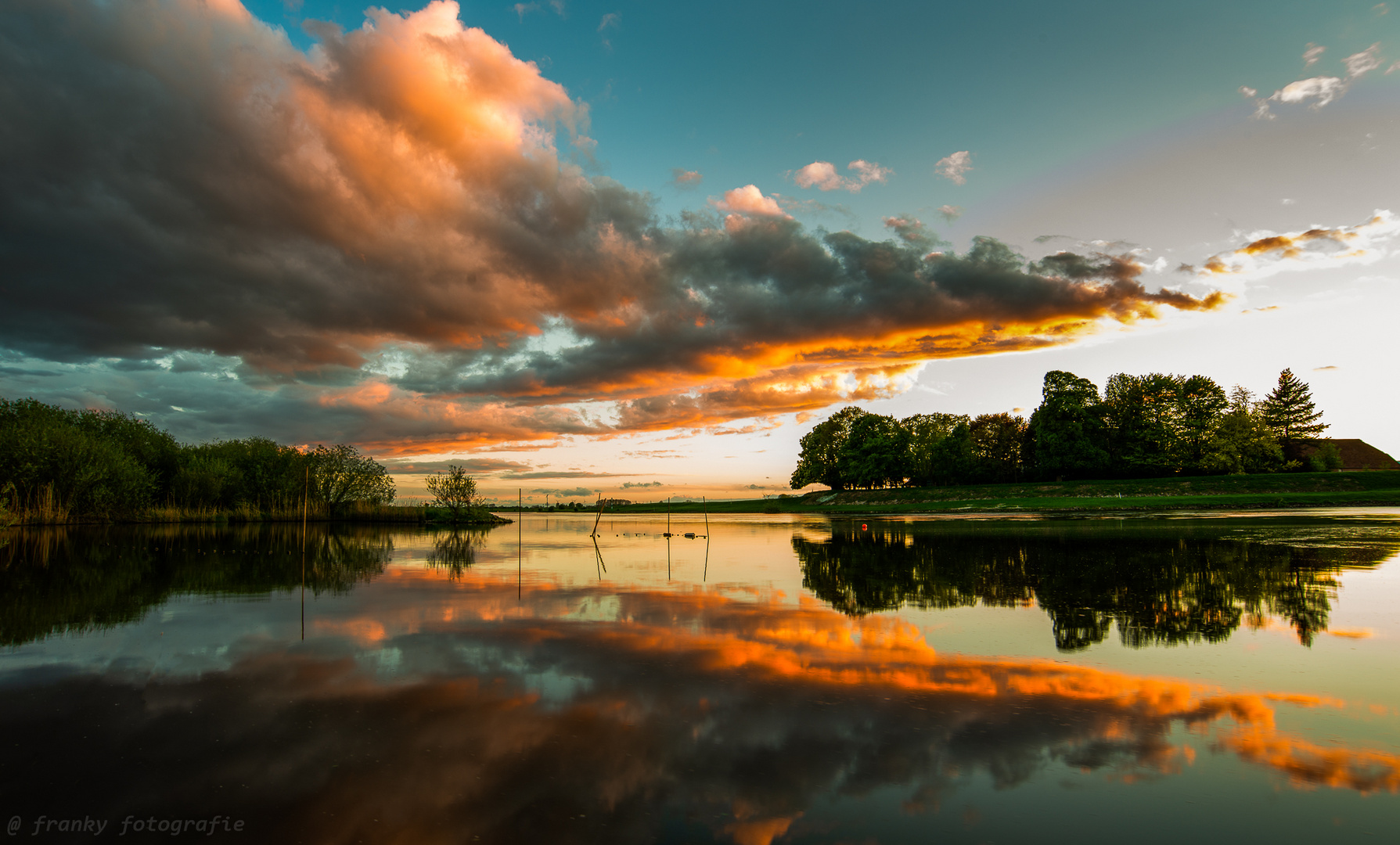 Abends an der Weser...