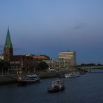 ... abends an der Weser II