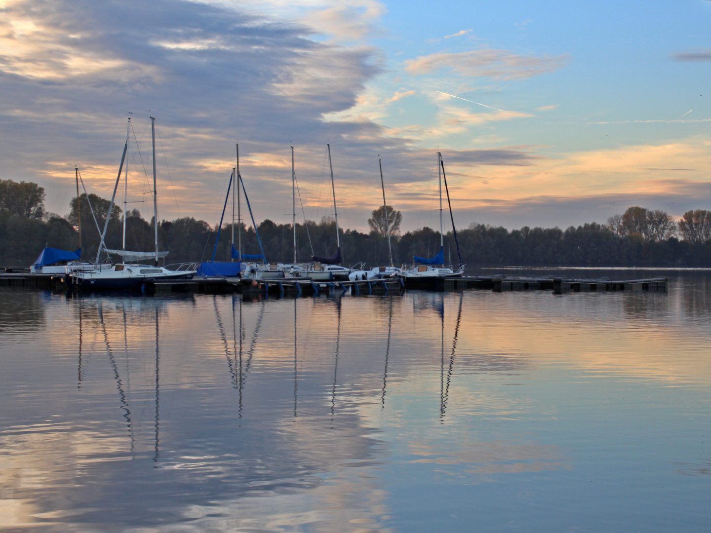 abends an der Xantener Nordsee