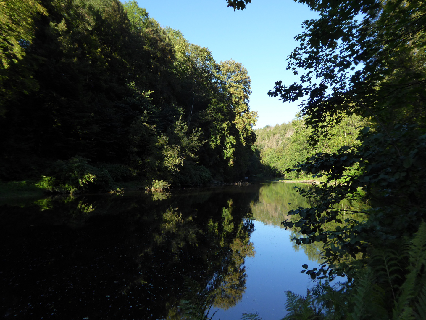 Abends an der Zwickauer Mulde