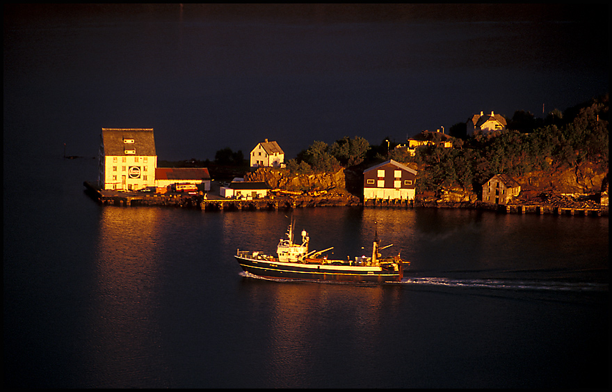 Abends auf dem Aksla