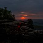 Abends auf dem Berg