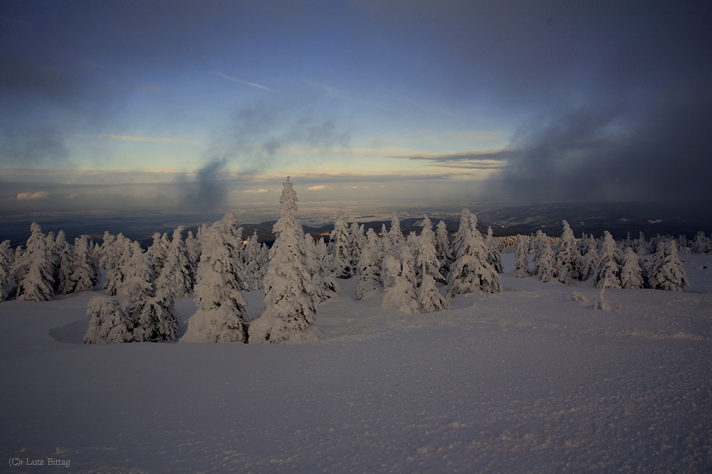 Abends auf dem Brocken