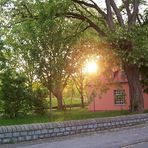 Abends auf dem Campus