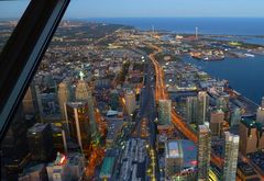 abends auf dem CN Tower / Toronto