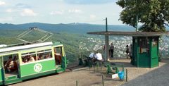 Abends auf dem Drachenfels