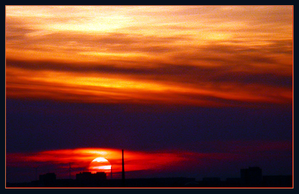 Abends auf dem Fockeberg...