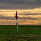 Abends auf dem Golfplatz