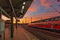 Abends auf dem Hauptbahnhof