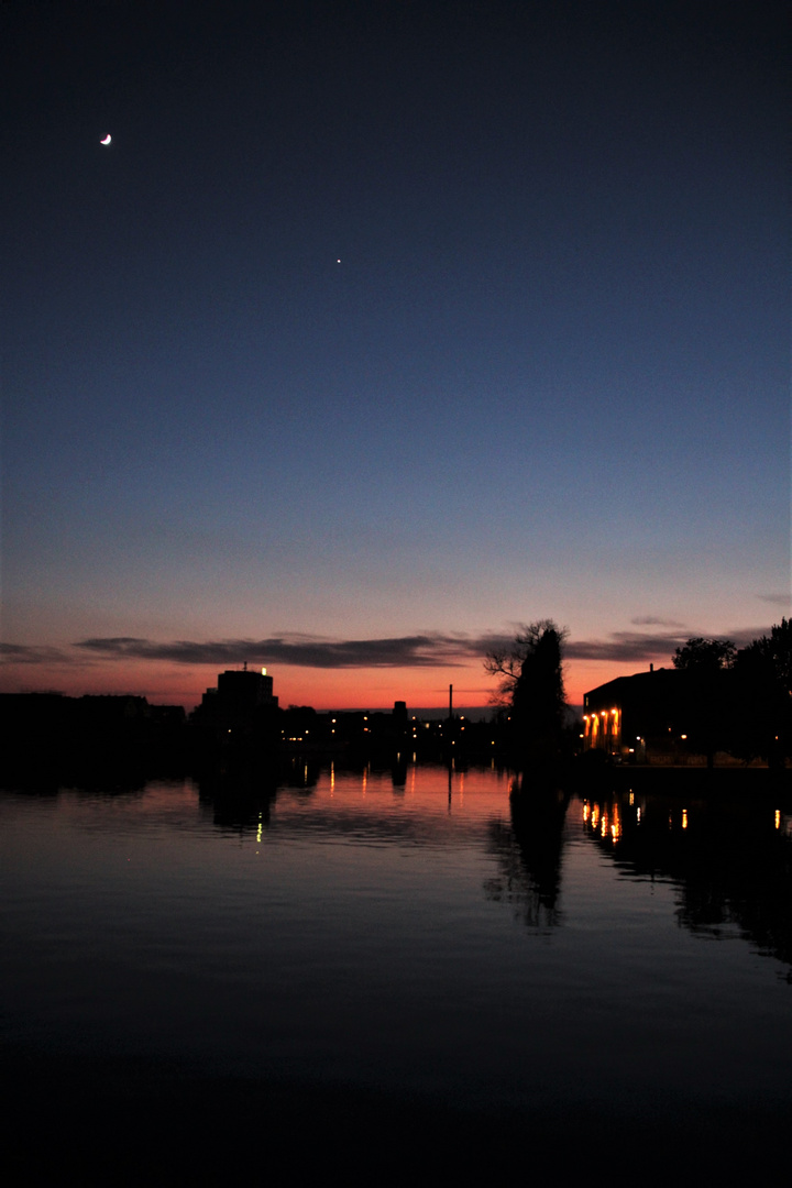 abends auf dem Kaisersteg