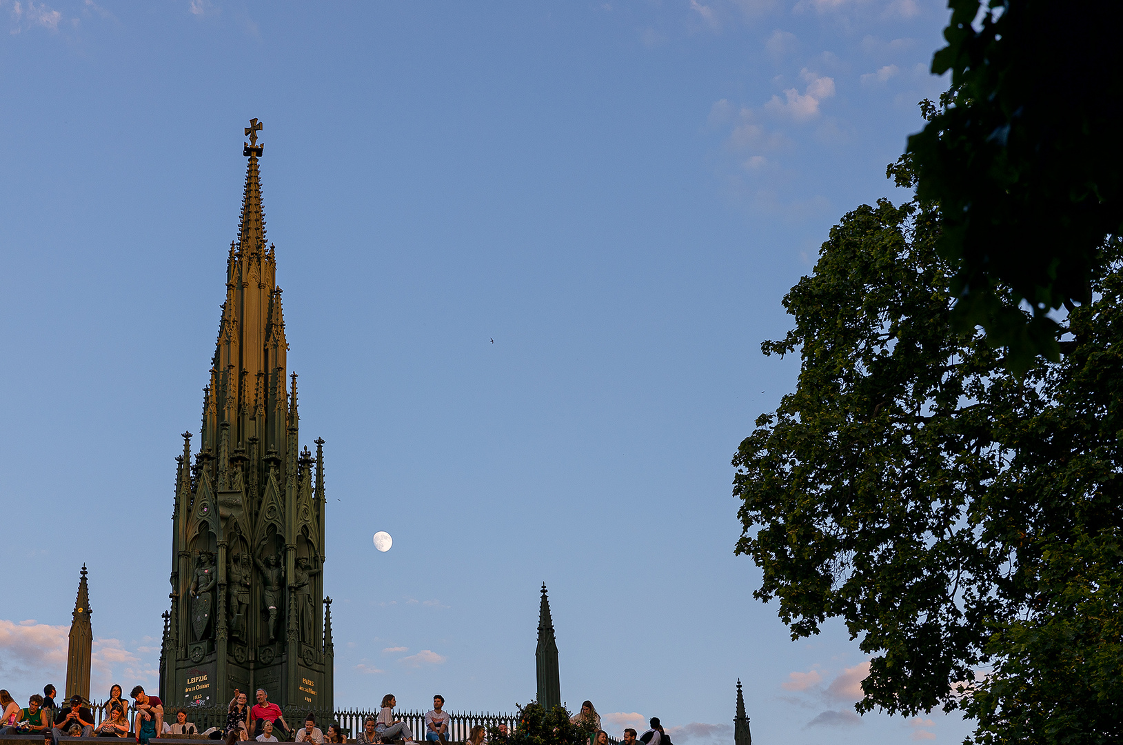 Abends auf dem Kreuzberg