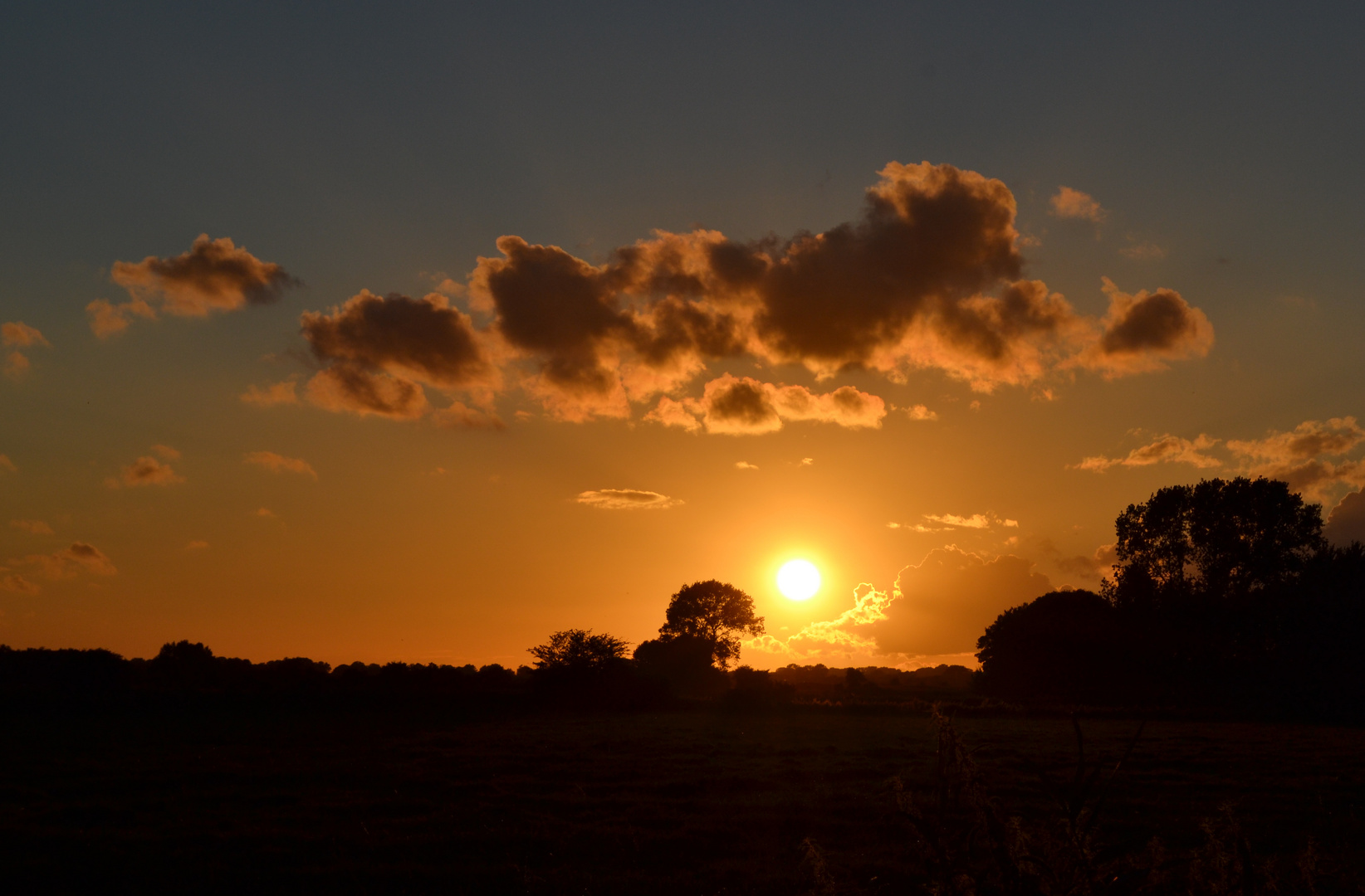 abends auf dem Land