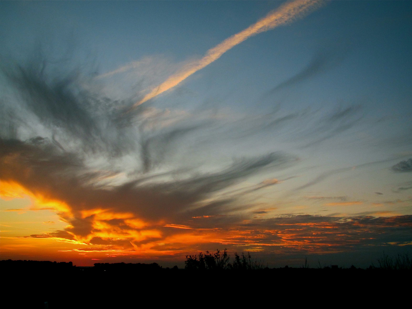 Abends auf dem Land