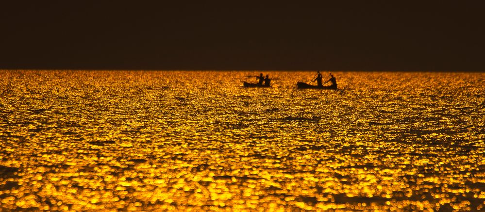 Abends auf dem Malawisee