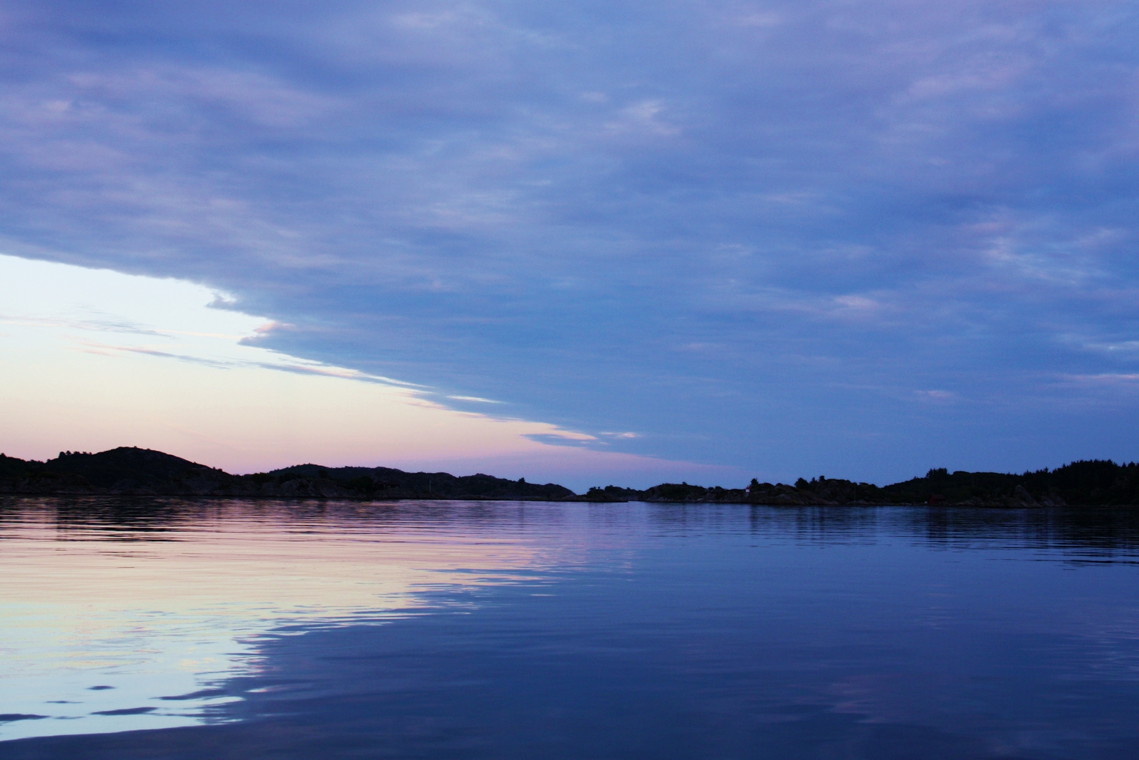 Abends auf dem Meer