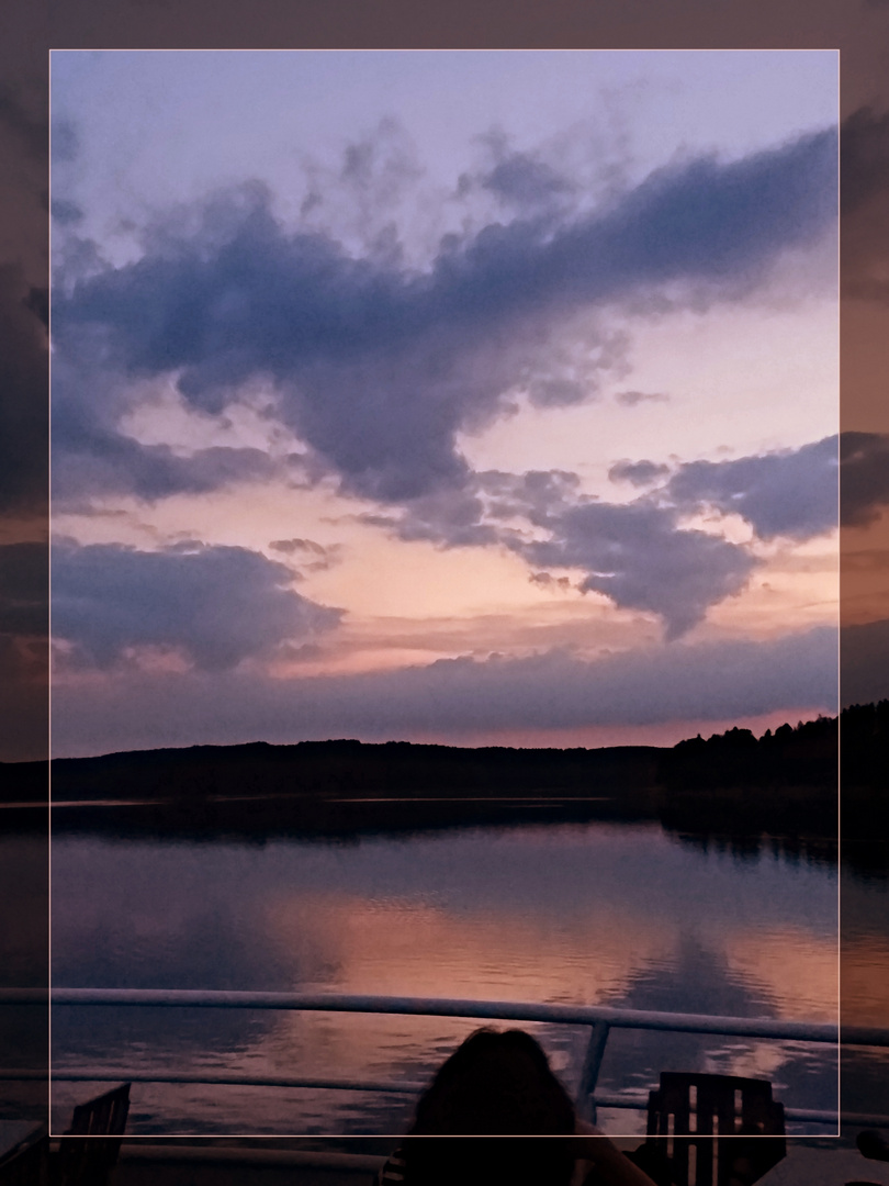 Abends auf dem Möhnesee #2