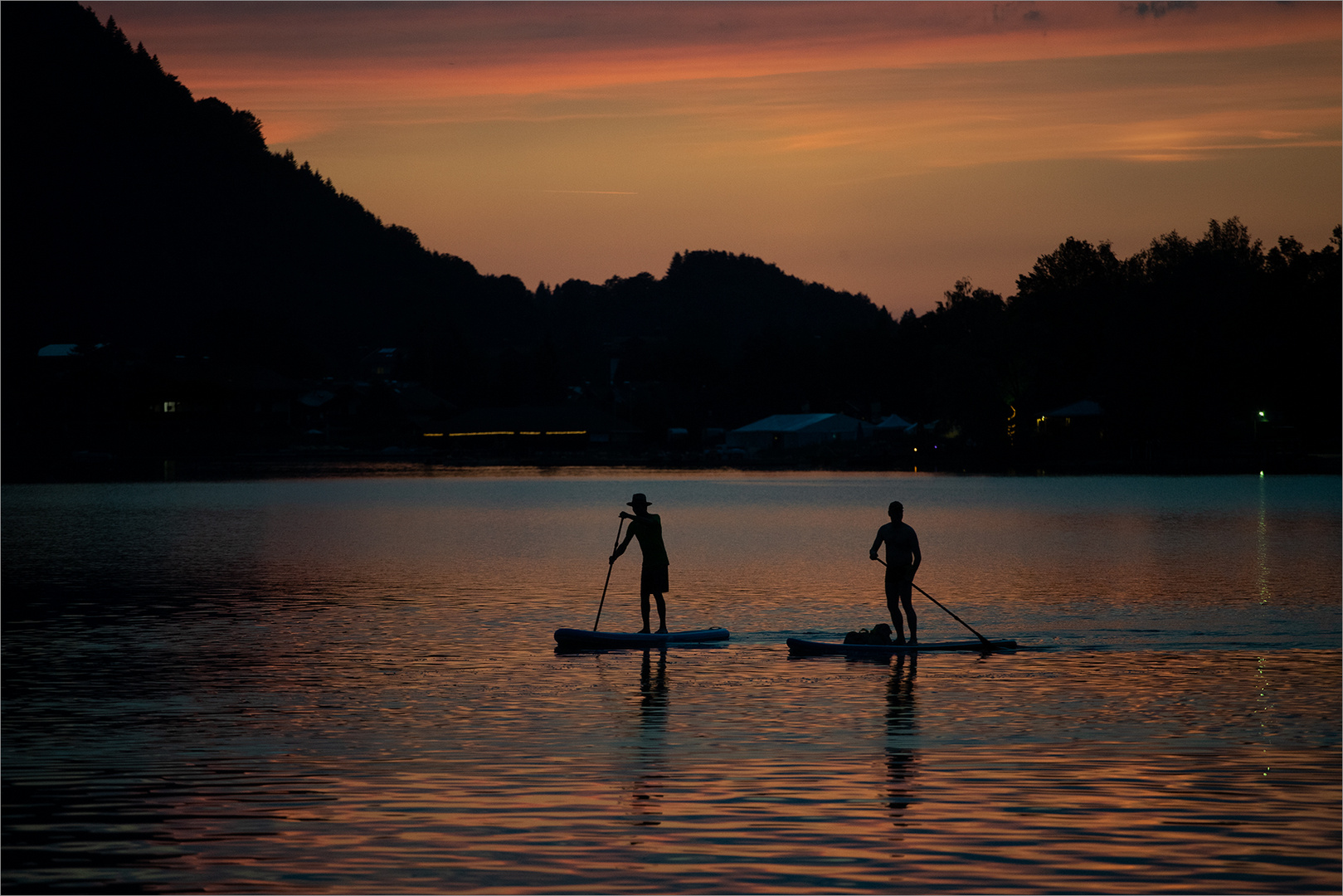Abends auf dem Schliersee Foto Bild sport deutschland Abends auf dem Schliersee Foto Bild sport deutschland