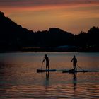 Abends auf dem Schliersee