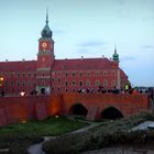 Abends auf dem Schlossplatz in Warschau 1