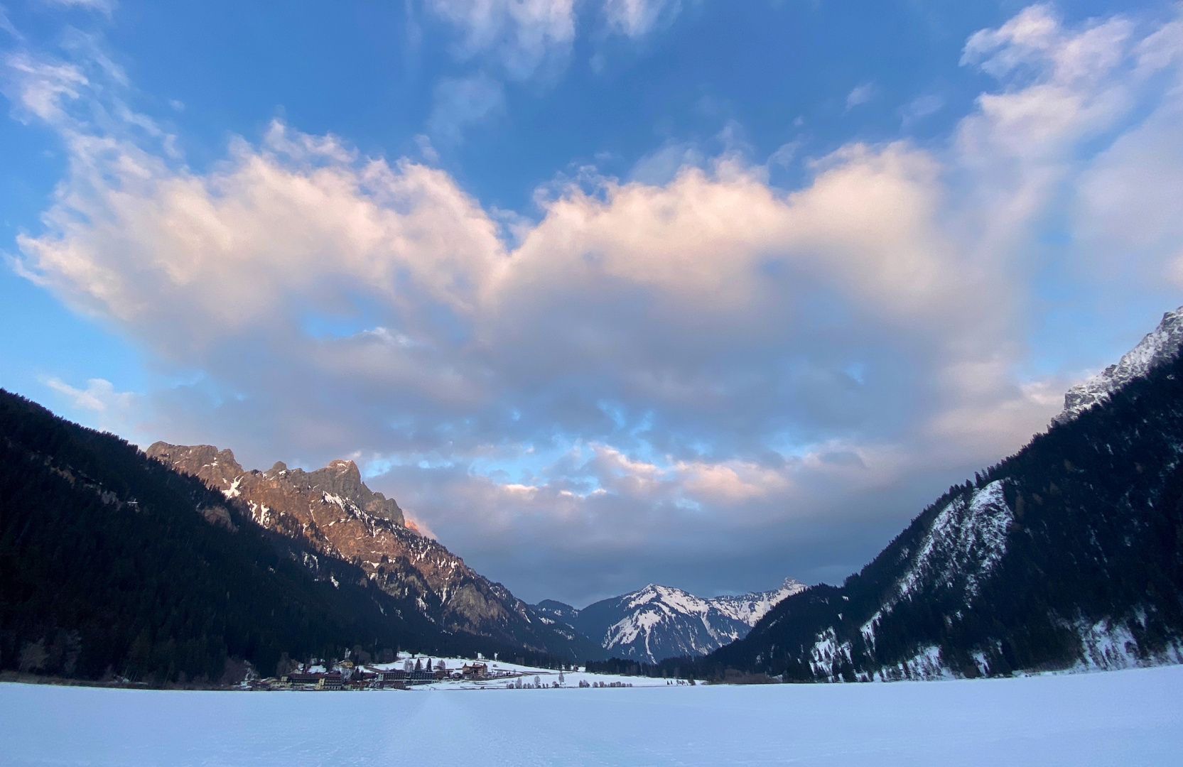 Abends auf dem See