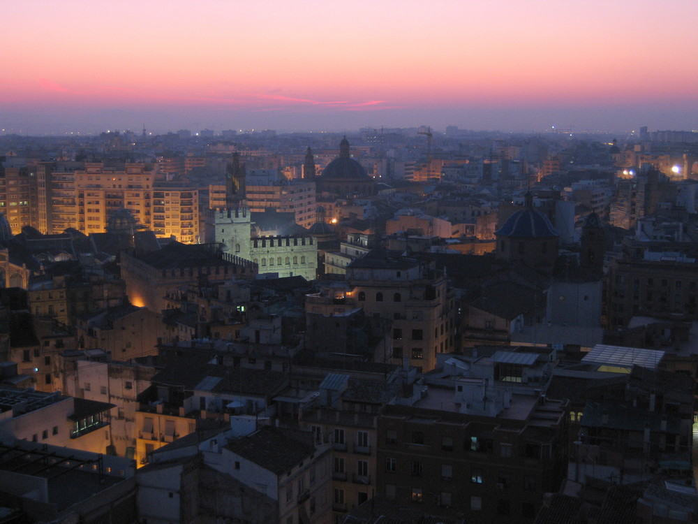 abends auf dem torre miguelet