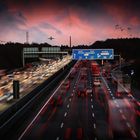 Abends auf der A2