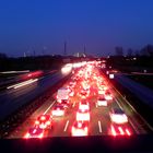 Abends auf der Autobahn