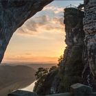 Abends auf der Bastei