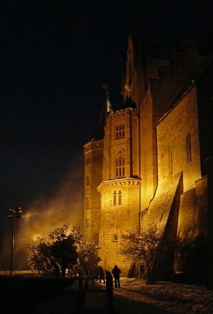 abends auf der Burg